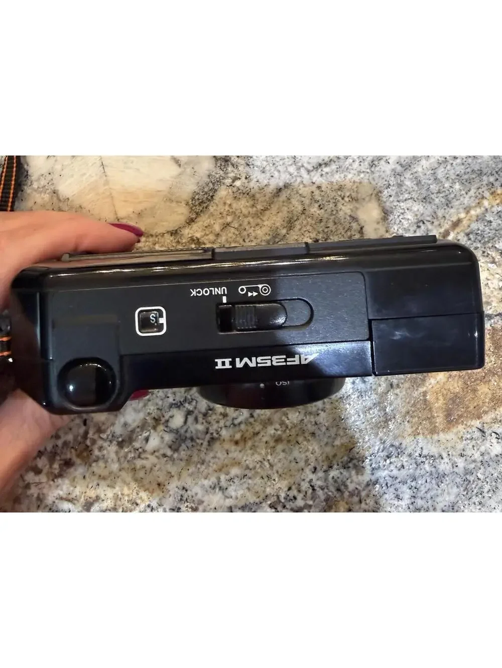 Canon AF35M II 35mm Point & Shoot Film Camera with Case